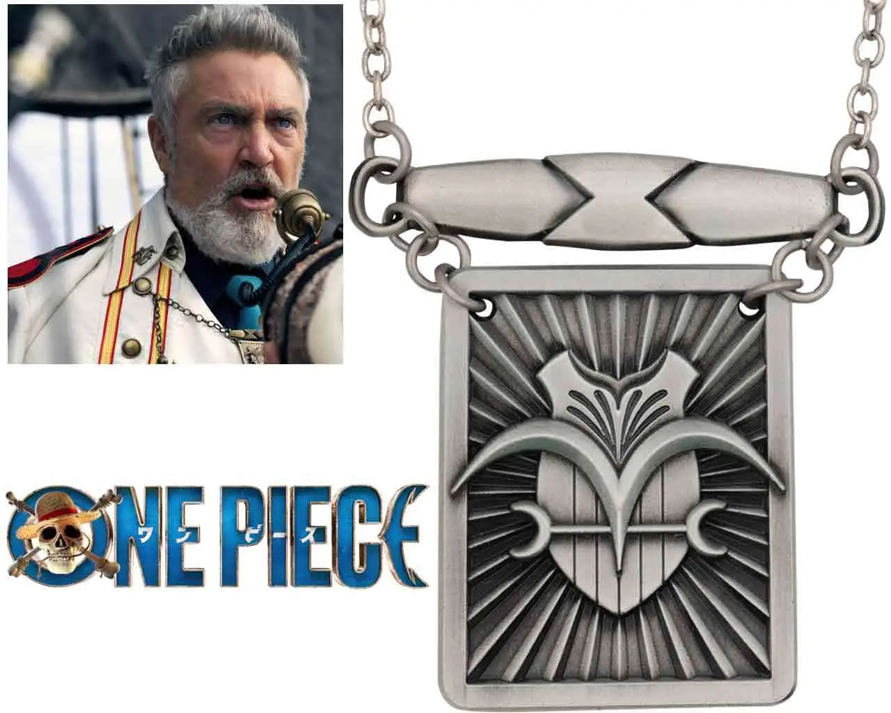ONE PIECE - Garp's Cloak Fastening Necklace Limited Edition - Figurine